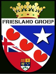 Sticker Bordje Friesland Groep 15 x 21 cm