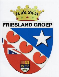 Raamsticker Friesland Groep 8,5 x 6 cm
